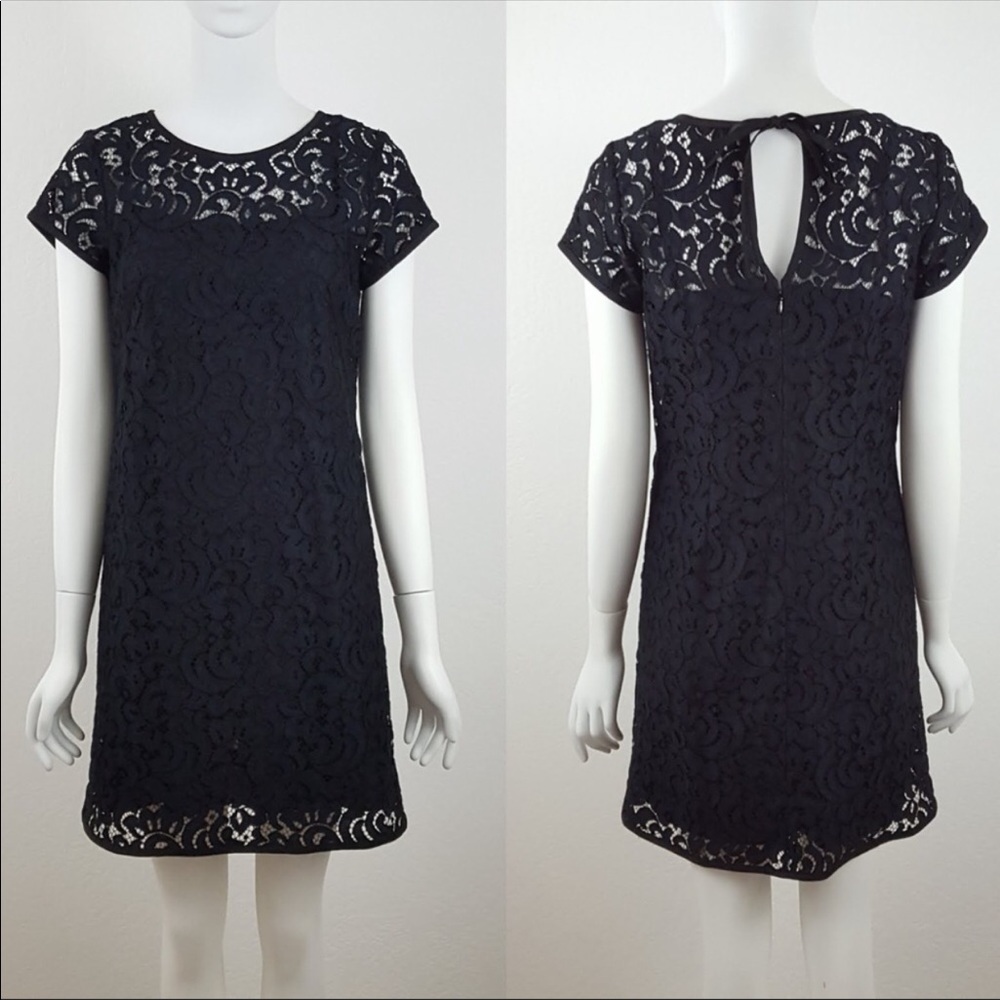 LOFT Black Lace Dress